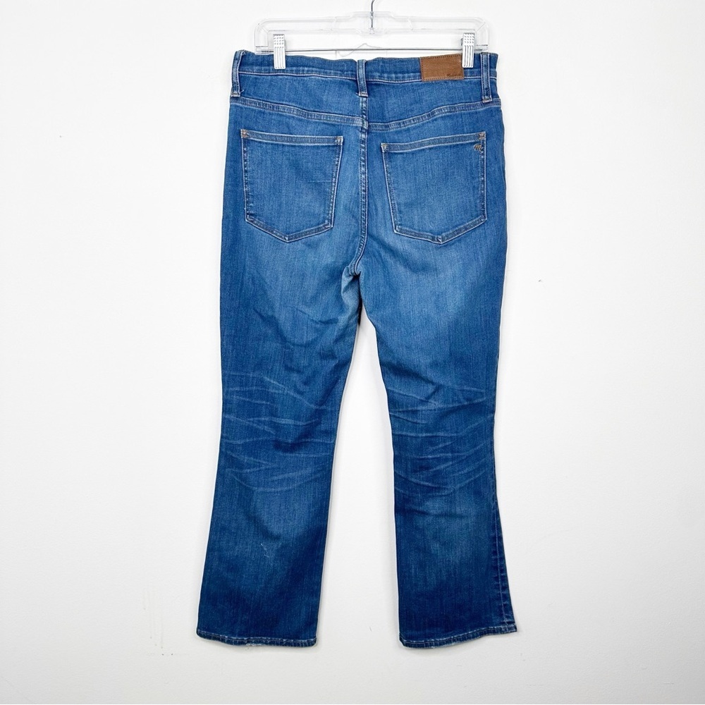 MADEWELL | Distressed Cali Demi Boot Bootcut Denim Jeans in Lockwood Wash Sz. 28 - Picture 3 of 3